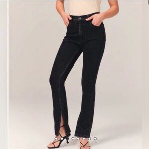 Abercrombie & Fitch Black Flare Jeans